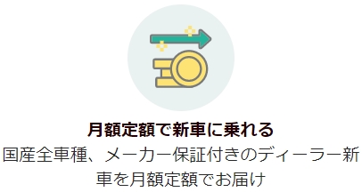 月額定額カーリース[おトクにマイカー 定額カルモくん]